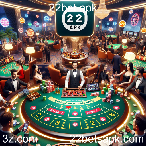 A Emoção do Cassino Ao Vivo no 22bet APK